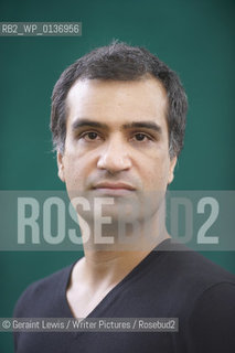 Nadeem Aslam, author and writer of the book The Wasted Vigil at The Edinburgh International Book Festival 2009..copyright©Geraint Lewis/Writer Pictures/Rosebud2