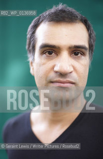 Nadeem Aslam, author and writer of the book The Wasted Vigil at The Edinburgh International Book Festival 2009..copyright©Geraint Lewis/Writer Pictures/Rosebud2