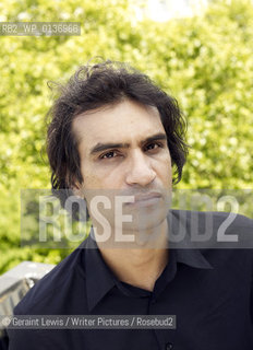 Nadeem Aslam ,author of The Washed Virgil which is set in Afghanistan.....Copyright©Geraint Lewis/Writer Pictures/Rosebud2