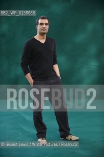 Nadeem Aslam, author and writer of the book The Wasted Vigil at The Edinburgh International Book Festival 2009..copyright©Geraint Lewis/Writer Pictures/Rosebud2