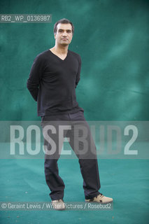 Nadeem Aslam, author and writer of the book The Wasted Vigil at The Edinburgh International Book Festival 2009..copyright©Geraint Lewis/Writer Pictures/Rosebud2