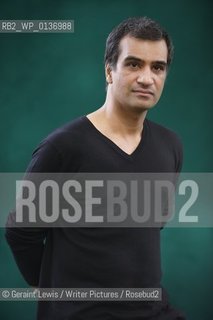 Nadeem Aslam, author and writer of the book The Wasted Vigil at The Edinburgh International Book Festival 2009..copyright©Geraint Lewis/Writer Pictures/Rosebud2