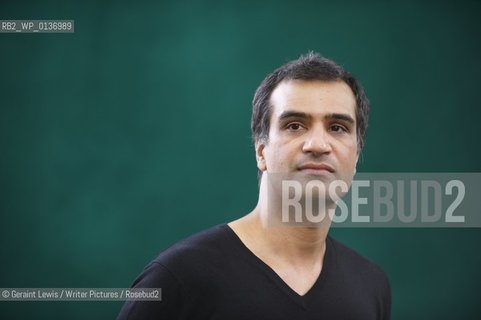 Nadeem Aslam, author and writer of the book The Wasted Vigil at The Edinburgh International Book Festival 2009..copyright©Geraint Lewis/Writer Pictures/Rosebud2