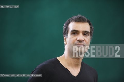 Nadeem Aslam, author and writer of the book The Wasted Vigil at The Edinburgh International Book Festival 2009..copyright©Geraint Lewis/Writer Pictures/Rosebud2