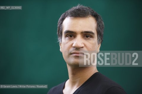 Nadeem Aslam, author and writer of the book The Wasted Vigil at The Edinburgh International Book Festival 2009..copyright©Geraint Lewis/Writer Pictures/Rosebud2
