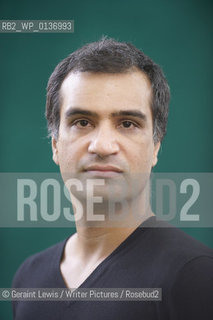 Nadeem Aslam, author and writer of the book The Wasted Vigil at The Edinburgh International Book Festival 2009..copyright©Geraint Lewis/Writer Pictures/Rosebud2