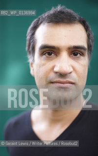 Nadeem Aslam, author and writer of the book The Wasted Vigil at The Edinburgh International Book Festival 2009..copyright©Geraint Lewis/Writer Pictures/Rosebud2