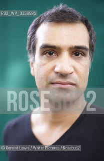 Nadeem Aslam, author and writer of the book The Wasted Vigil at The Edinburgh International Book Festival 2009..copyright©Geraint Lewis/Writer Pictures/Rosebud2