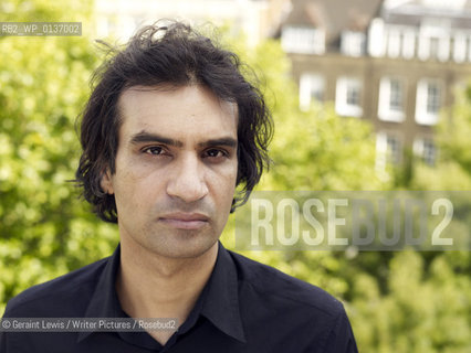 Nadeem Aslam ,author of The Washed Virgil which is set in Afghanistan.....Copyright©Geraint Lewis/Writer Pictures/Rosebud2
