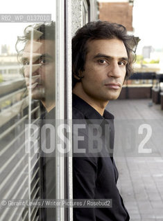 Nadeem Aslam ,author of The Washed Virgil which is set in Afghanistan.....Copyright©Geraint Lewis/Writer Pictures/Rosebud2