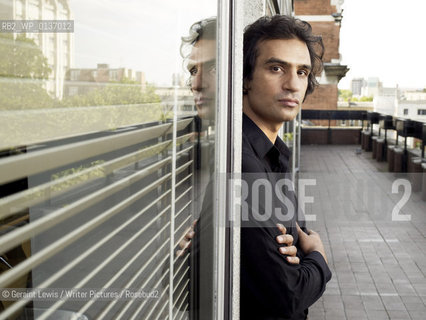 Nadeem Aslam ,author of The Washed Virgil which is set in Afghanistan.....Copyright©Geraint Lewis/Writer Pictures/Rosebud2