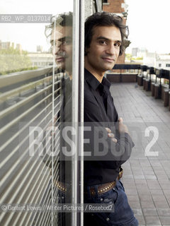 Nadeem Aslam ,author of The Washed Virgil which is set in Afghanistan.....Copyright©Geraint Lewis/Writer Pictures/Rosebud2