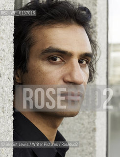 Nadeem Aslam ,author of The Washed Virgil which is set in Afghanistan.....Copyright©Geraint Lewis/Writer Pictures/Rosebud2