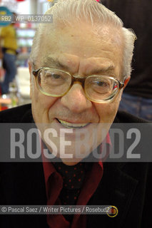 Turkish writer Turkkaya Ataov at the Istanbul Book Fair...Copyright©Pascal Saez/Writer Pictures/Rosebud2
