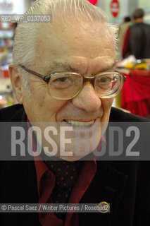 Turkish writer Turkkaya Ataov at the Istanbul Book Fair...Copyright©Pascal Saez/Writer Pictures/Rosebud2