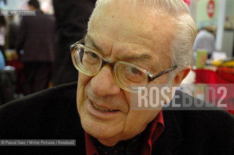 Turkish writer Turkkaya Ataov at the Istanbul Book Fair...Copyright©Pascal Saez/Writer Pictures/Rosebud2