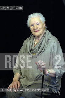 Diana Athill,writer,editor and critic,who wrote Somewhere Towards The End at The Oxford Literary Festival in Christ Church College in Oxford. ..Copyright©Geraint Lewis/Writer Pictures/Rosebud2