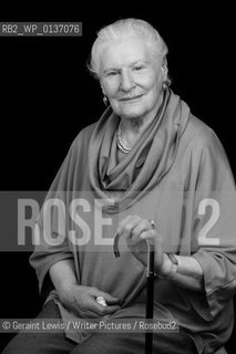 Diana Athill,writer,editor and critic,who wrote Somewhere Towards The End at The Oxford Literary Festival in Christ Church College in Oxford. ..Copyright©Geraint Lewis/Writer Pictures/Rosebud2