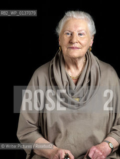 Diana Athill,writer,editor and critic,who wrote Somewhere Towards The End at The Oxford Literary Festival in Christ Church College in Oxford. CREDIT Gera©Writer Pictures/Rosebud2