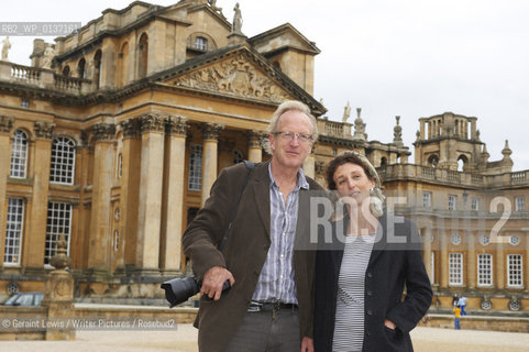 Helena Attlee, writer, with photographer Alex Ramsay at the Woodstock Literary Festival, Woodstock, Oxfordshire, UK, September 19, 2010. ..©Geraint Lewis/Writer Pictures/Rosebud2