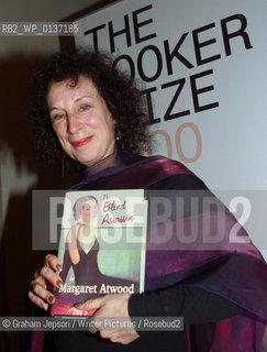 MARGARET ATWOOD, WINNER OF THE 2000 BOOKER PRIZE AT THE GUILDHALL, ..copyright©Graham Jepson/Writer Pictures/Rosebud2