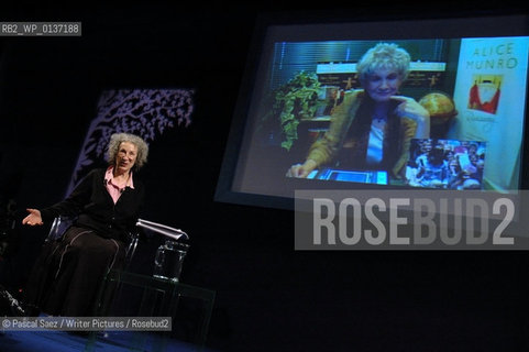 Canadian writer Margaret Atwood at the Edinburgh International Book Festival 2007. ..Copyright©Pascal Saez/Writer Pictures/Rosebud2