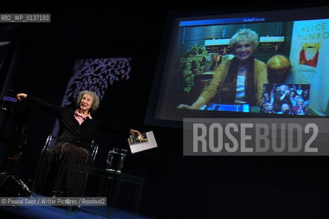 Canadian writer Margaret Atwood at the Edinburgh International Book Festival 2007. ..Copyright©Pascal Saez/Writer Pictures/Rosebud2