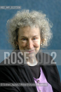 Canandian bestseller Margaret Atwood..copyright©Graham Jepson/Writer Pictures/Rosebud2