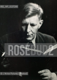 The Poet WH Auden....Copyright©/Writer Pictures/Rosebud2