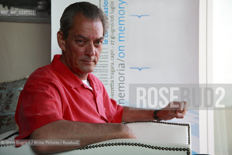 Paul Auster, author..copyright©Steve Bisgrove/Writer Pictures/Rosebud2