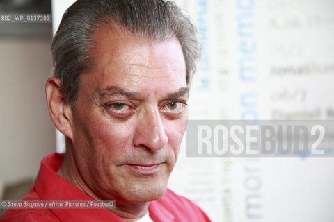 Paul Auster, author..copyright©Steve Bisgrove/Writer Pictures/Rosebud2