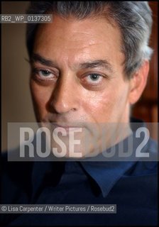 Paul Auster..copyright©Lisa Carpenter/Writer Pictures/Rosebud2