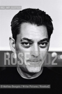 Paul Auster..copyright©Mathieu Bourgois/Writer Pictures/Rosebud2