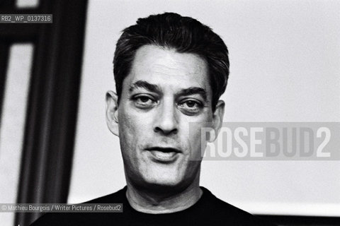 Paul Auster..copyright©Mathieu Bourgois/Writer Pictures/Rosebud2