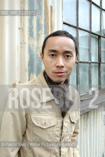 British writer Tash Aw, who was born in Taipei and raised in Malaysia. He is the author of The Harmony Silk Factory, which won the Whitbread First Novel Award in 2005 and was published internationally, here at the Vancouver International Writers and Readers Festival...Copyright©Pascal Saez/Writer Pictures/Rosebud2