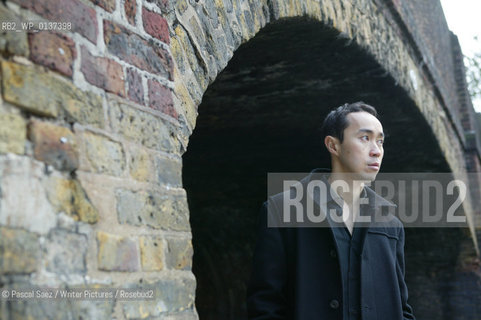 British writer Tash Aw, who was born in Taipei and raised in Malaysia. He is the author of The Harmony Silk Factory, which won the Whitbread First Novel Award in 2005 and was published internationally, here at the Vancouver International Writers and Readers Festival...Copyright©Pascal Saez/Writer Pictures/Rosebud2