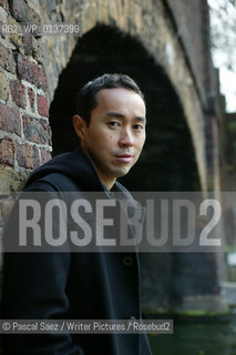 British writer Tash Aw, who was born in Taipei and raised in Malaysia. He is the author of The Harmony Silk Factory, which won the Whitbread First Novel Award in 2005 and was published internationally, here at the Vancouver International Writers and Readers Festival...Copyright©Pascal Saez/Writer Pictures/Rosebud2