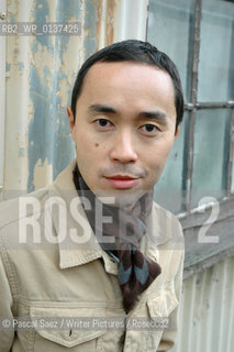 British writer Tash Aw, who was born in Taipei and raised in Malaysia. He is the author of The Harmony Silk Factory, which won the Whitbread First Novel Award in 2005 and was published internationally, here at the Vancouver International Writers and Readers Festival...Copyright©Pascal Saez/Writer Pictures/Rosebud2