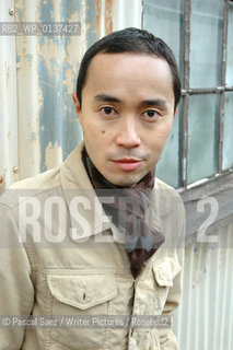 British writer Tash Aw, who was born in Taipei and raised in Malaysia. He is the author of The Harmony Silk Factory, which won the Whitbread First Novel Award in 2005 and was published internationally, here at the Vancouver International Writers and Readers Festival...Copyright©Pascal Saez/Writer Pictures/Rosebud2