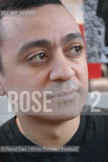 Writer Salim Bachi at the Salon du Livre (Book Fair) in Paris, March 2006..Copyright©Pascal Saez/Writer Pictures/Rosebud2