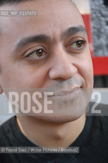 Writer Salim Bachi at the Salon du Livre (Book Fair) in Paris, March 2006..Copyright©Pascal Saez/Writer Pictures/Rosebud2