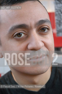 Writer Salim Bachi at the Salon du Livre (Book Fair) in Paris, March 2006..Copyright©Pascal Saez/Writer Pictures/Rosebud2