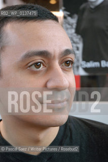 Writer Salim Bachi at the Salon du Livre (Book Fair) in Paris, March 2006..Copyright©Pascal Saez/Writer Pictures/Rosebud2
