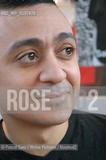 Writer Salim Bachi at the Salon du Livre (Book Fair) in Paris, March 2006..Copyright©Pascal Saez/Writer Pictures/Rosebud2