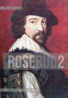 Sir Francis Bacon (1581-1626) Writer and scientist...copyright©NMG/Writer Pictures/Rosebud2