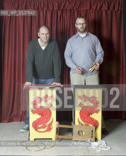 Sam Bain & Jesse Armstrong.Writers of Peep Show . New film called Magicians which also stars Mitchell and Webb..copyright©Lesley Anne Churchill/Writer Pictures/Rosebud2