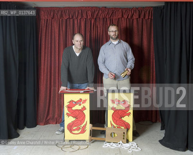 Sam Bain & Jesse Armstrong.Writers of Peep Show . New film called Magicians which also stars Mitchell and Webb..copyright©Lesley Anne Churchill/Writer Pictures/Rosebud2