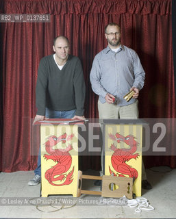 Sam Bain & Jesse Armstrong.Writers of Peep Show . New film called Magicians which also stars Mitchell and Webb..copyright©Lesley Anne Churchill/Writer Pictures/Rosebud2