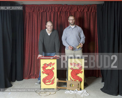 Sam Bain & Jesse Armstrong.Writers of Peep Show . New film called Magicians which also stars Mitchell and Webb..copyright©Lesley Anne Churchill/Writer Pictures/Rosebud2