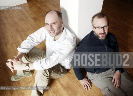 The authors of the Television show Peepshow, Sam Bain (glasses) and Jessie Armstrong (white shirt)..Copyright©Graham Jepson/Writer Pictures/Rosebud2